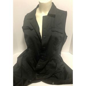 NYC WOMEN’S BLACK SLEEVELESS  BELTED DRESS SIZE XL